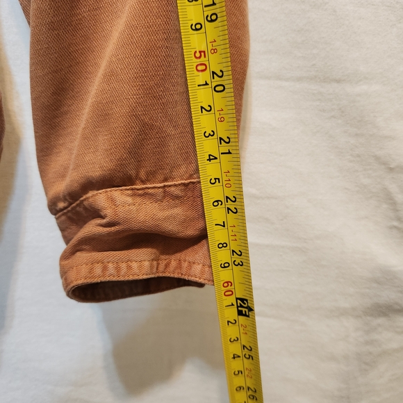 American Eagle, Women's Caramel Button Up Shirt, Size XS - Picture 4 of 8